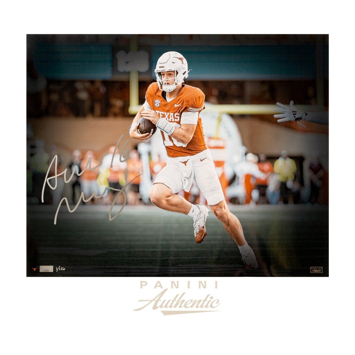 Arch Manning Autographed 16x20 "Dual Threat" Photograph ~Limited Edition to 116~