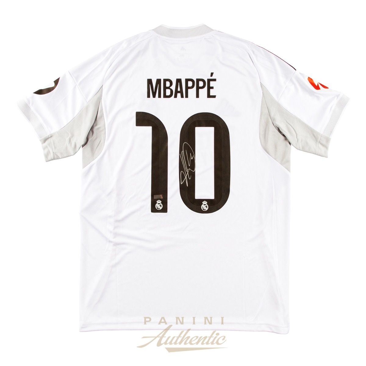 Kylian Mbappe Autographed 2025-26 Real Madrid White Replica Home Jersey ~Open Edition Item~
