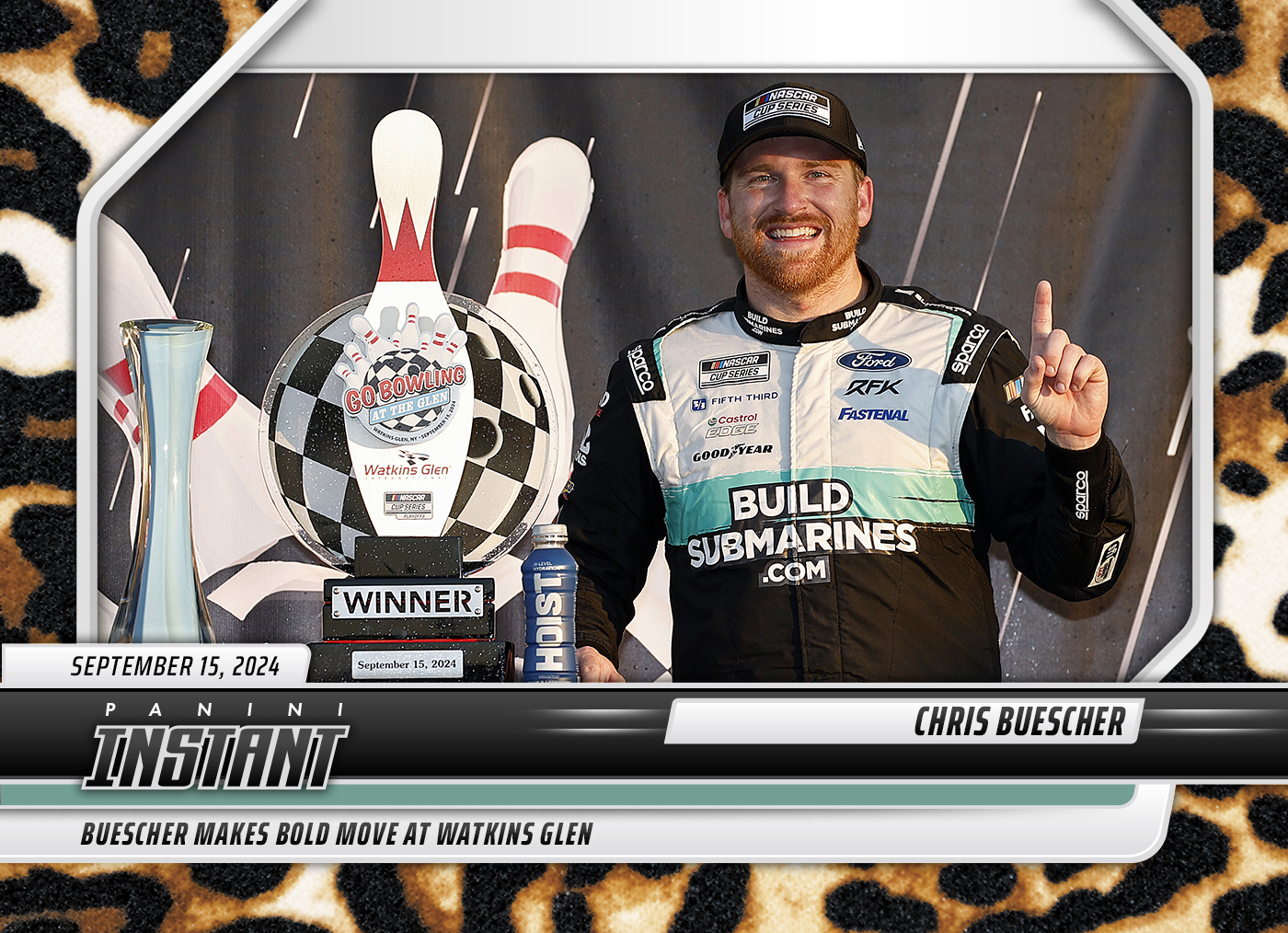 Chris Buescher - 2024 Panini Instant NASCAR #5 - Jaguar /10