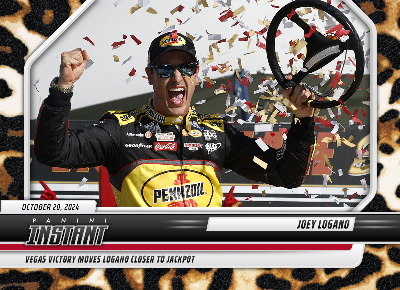 Joey Logano - 2024 Panini Instant NASCAR #10 - Jaguar /10