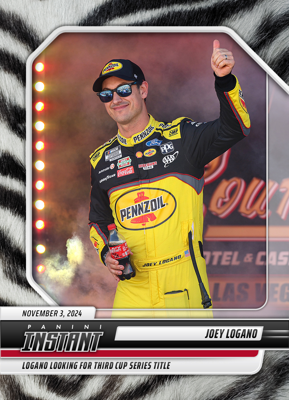 Joey Logano - 2024 Panini Instant NASCAR #14 - White Tiger /5