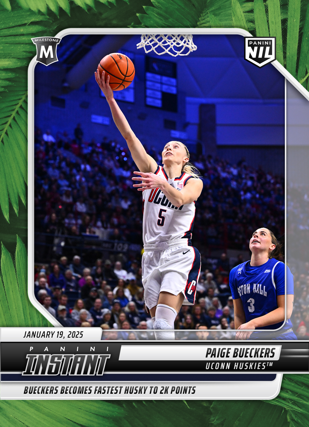 Paige Bueckers - 2024 Panini Instant College Basketball #PBC - Jungle /25