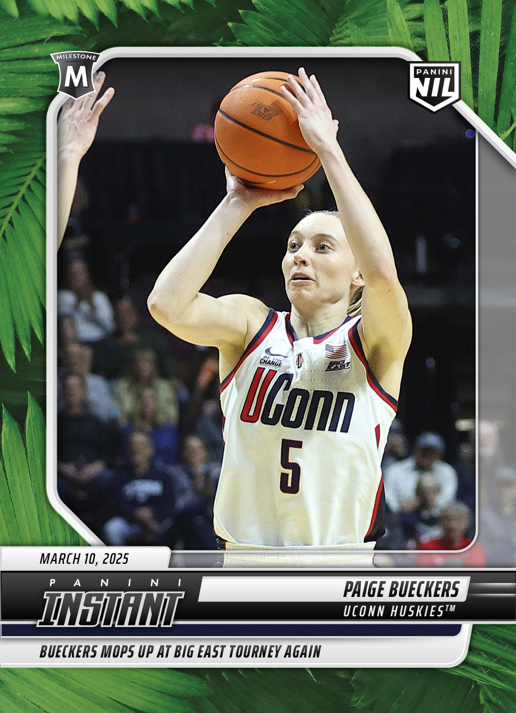 Paige Bueckers - 2024 Panini Instant College Basketball #PBE - Jungle /25
