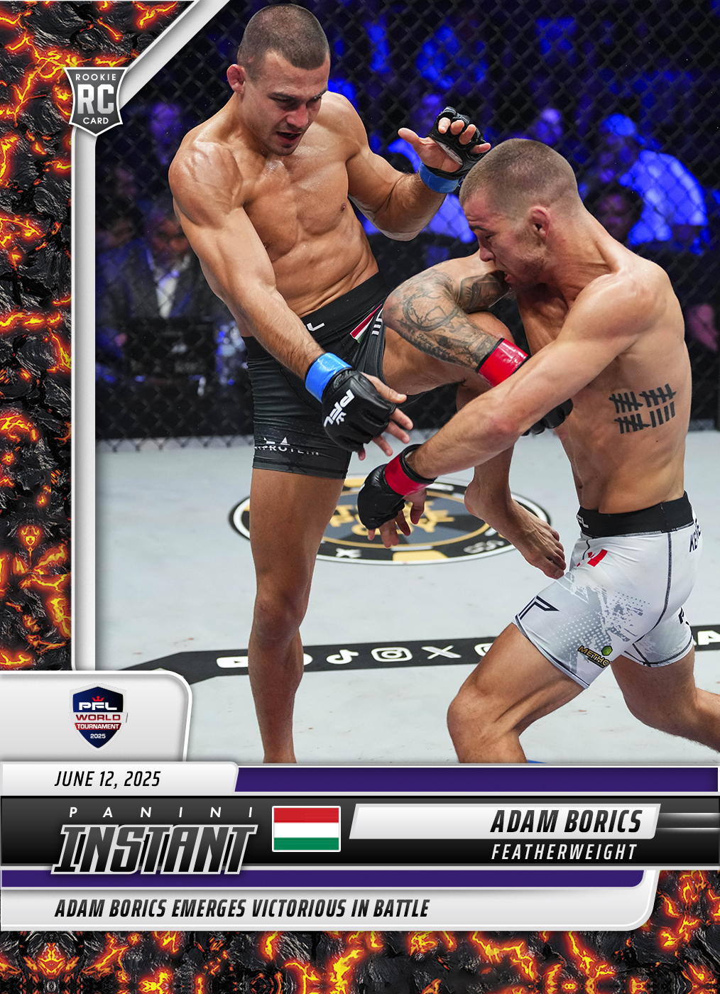 Adam Borics - 2025 Panini Instant PFL #52 - Magma 1/1