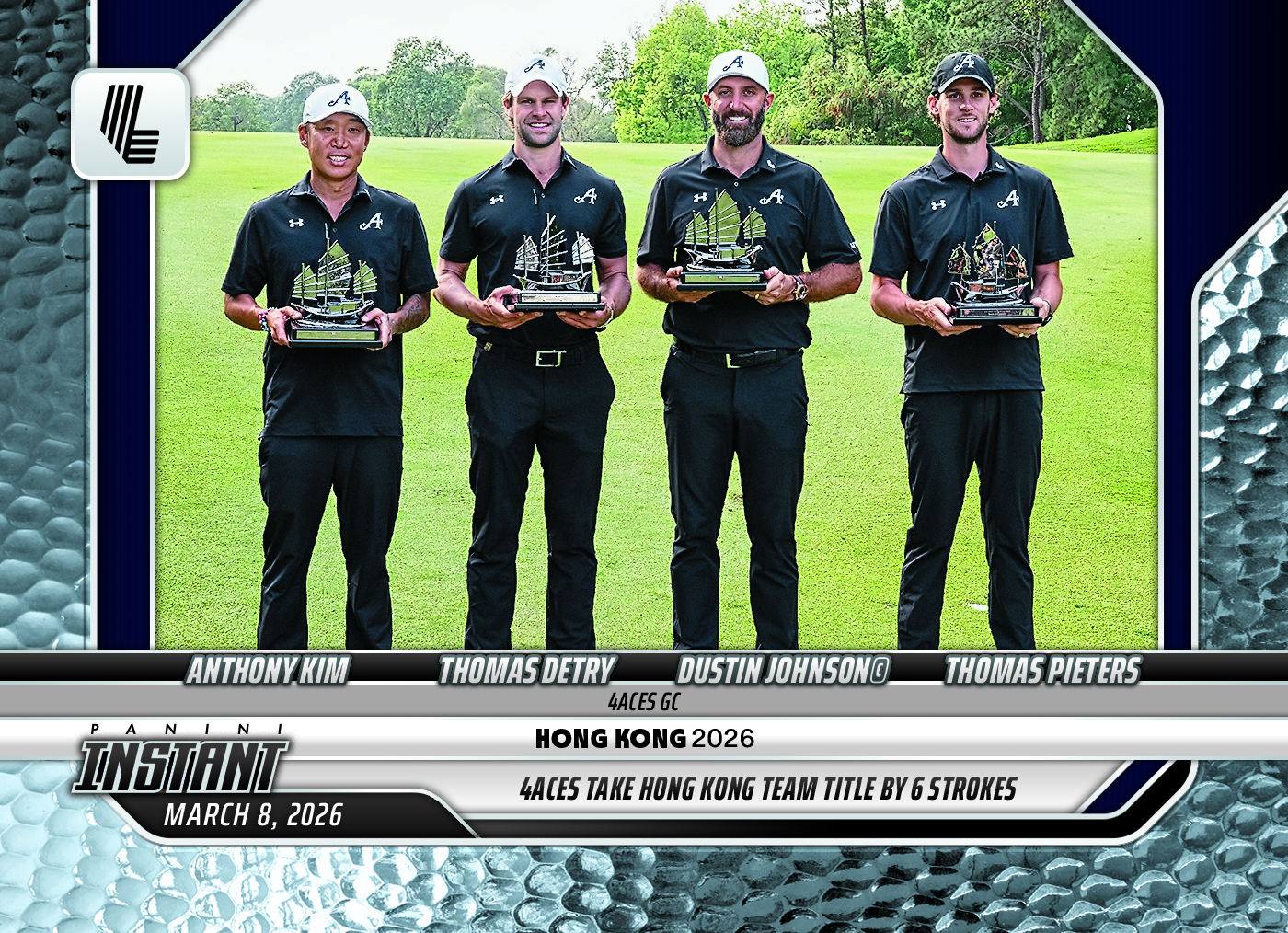 4Aces GC - 2026 Panini Instant LIV Golf #6 - Metallic /5