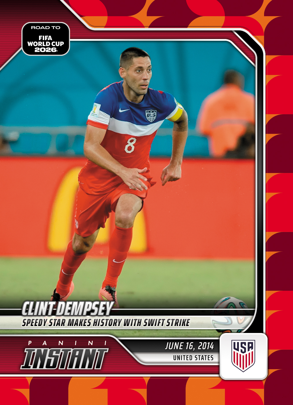 Clint Dempsey - 2026 Panini Instant Road to FIFA World Cup 2026™ #19 - Red /5