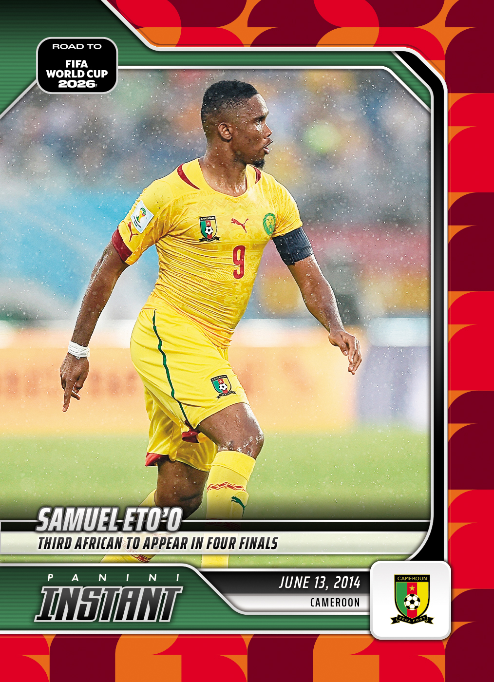 Samuel Eto'o - 2026 Panini Instant Road to FIFA World Cup 2026™ #22 - Red /5