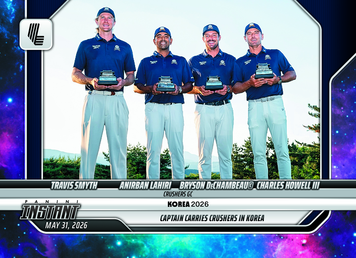 Crushers GC - 2026 Panini Instant LIV Golf #17 - Galaxy 1/1