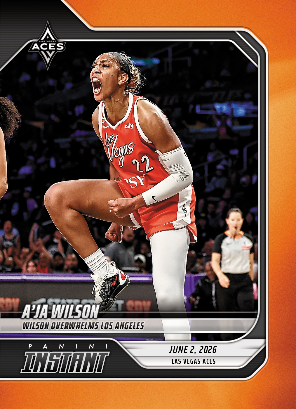 A'ja Wilson - 2026 Panini Instant WNBA #119 - 30th Anniversary /30