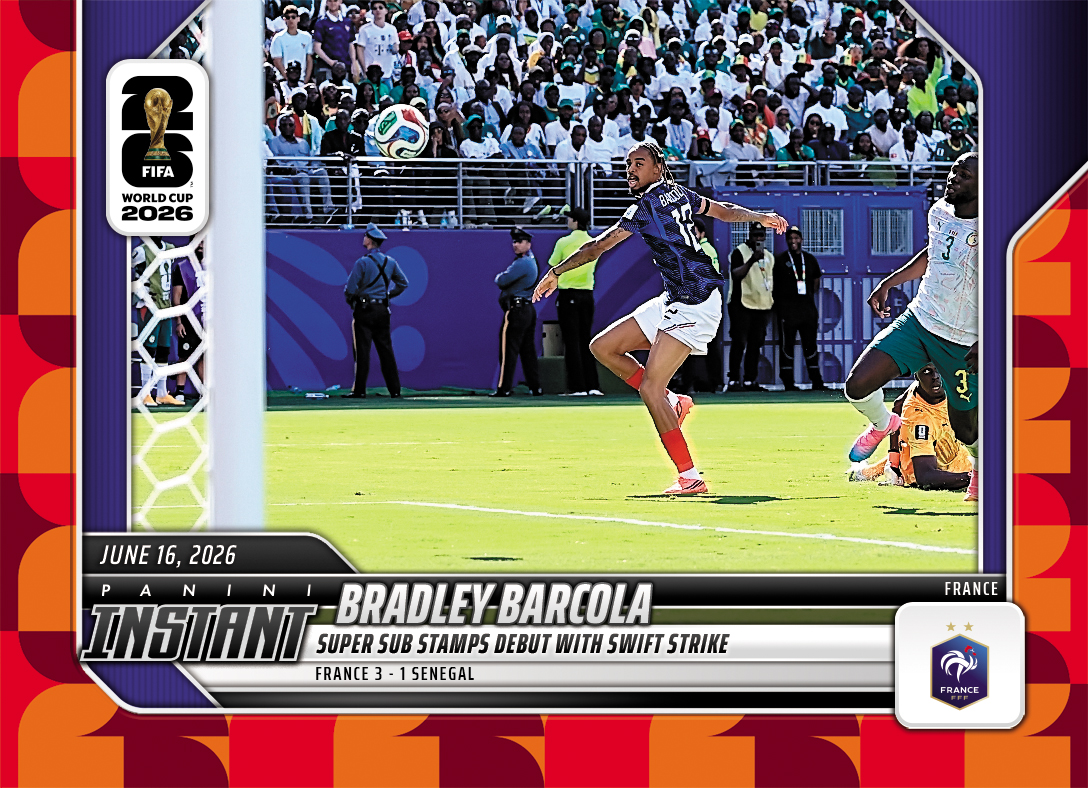 Bradley Barcola - 2026 Panini Instant FIFA World Cup 2026™ #39 - Red /5