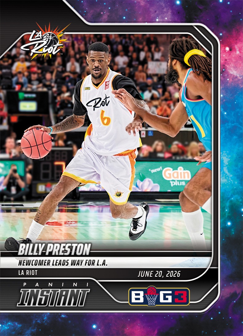 Billy Preston - 2026 Panini Instant Big3 #3 - Galaxy 1/1