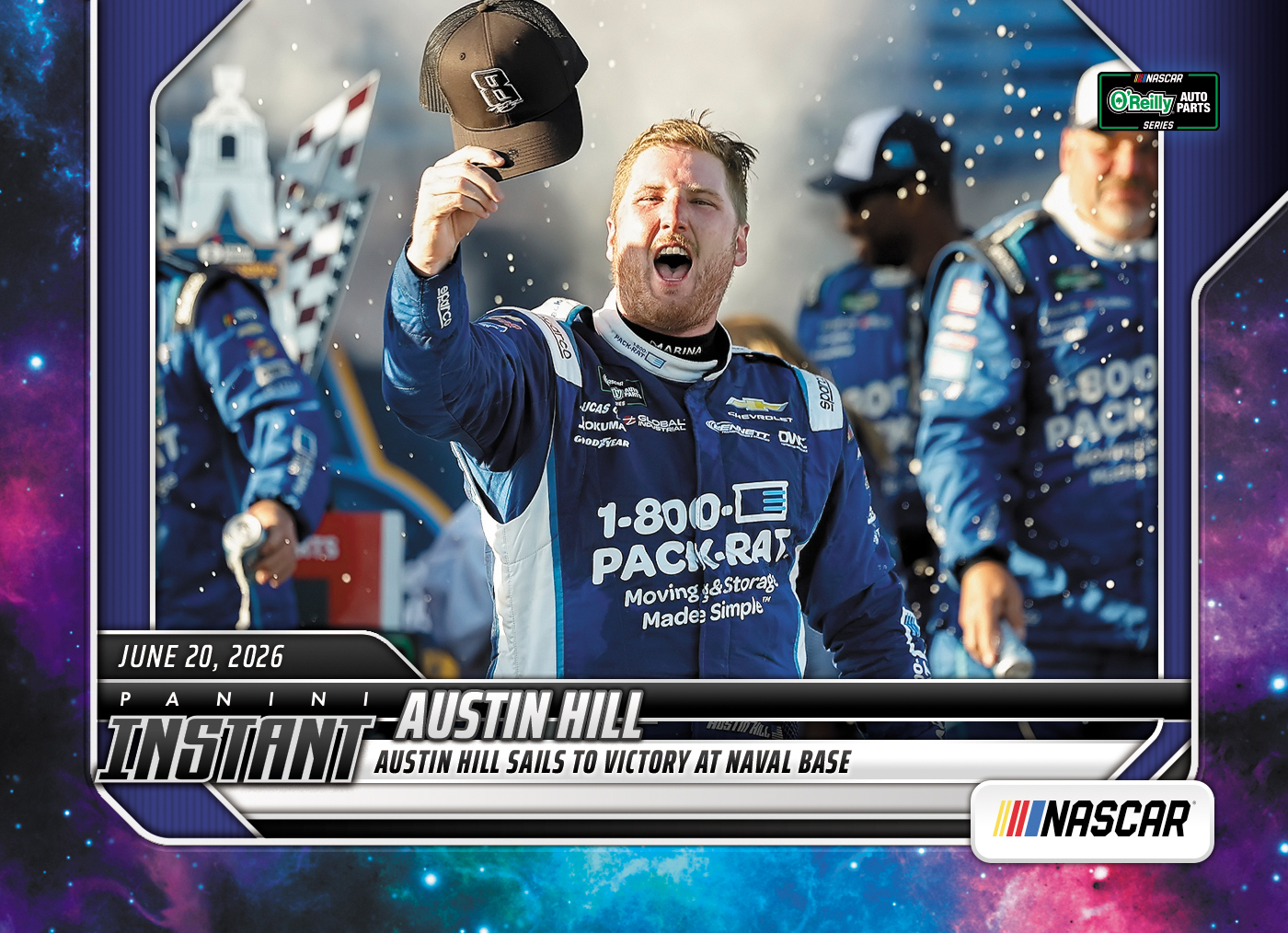 Austin Hill - 2026 Panini Instant NASCAR #56 - Galaxy 1/1