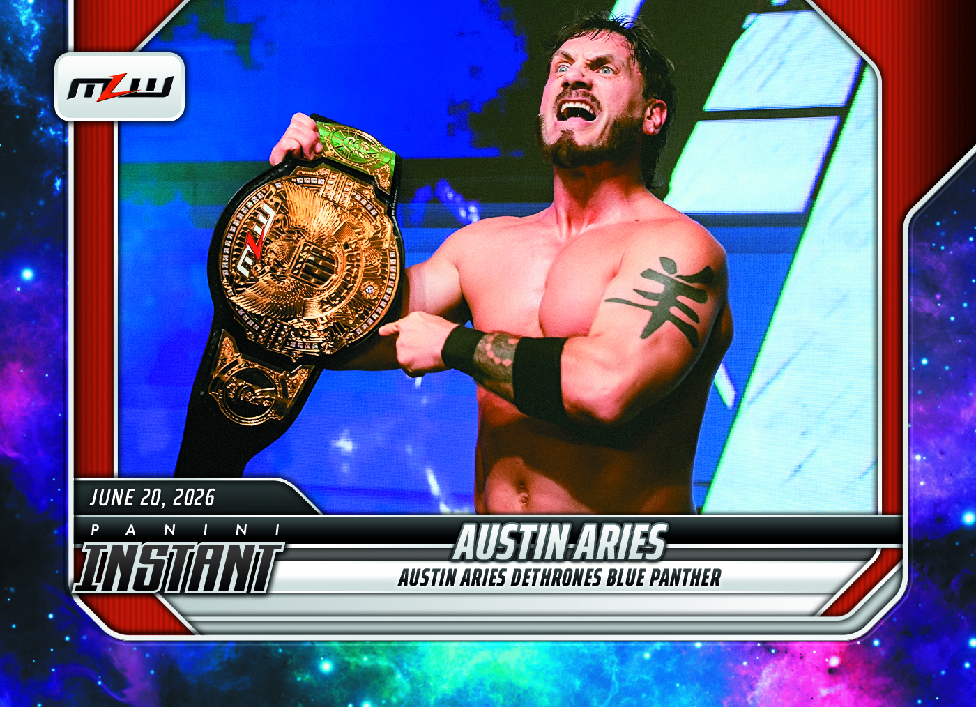 Austin Aries - 2026 Panini Instant MLW #8 - Galaxy 1/1