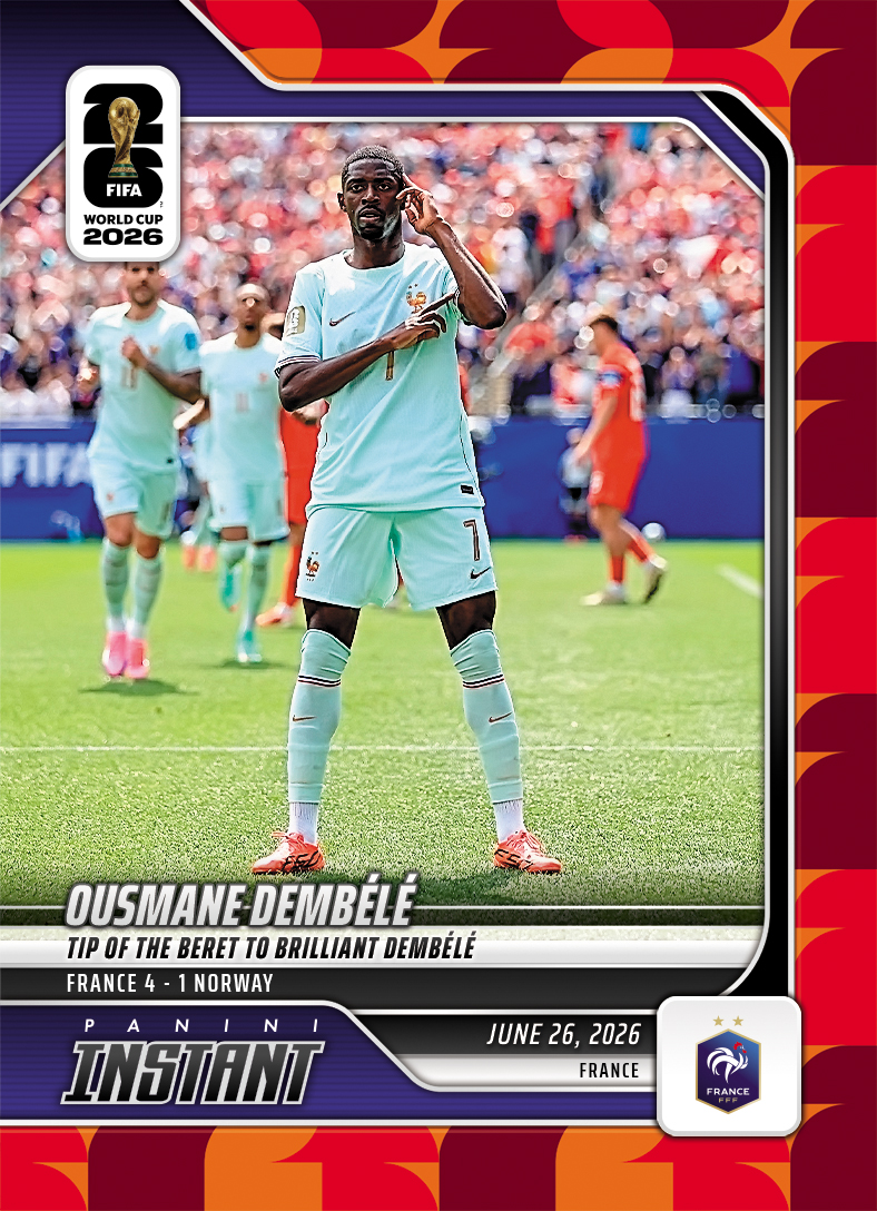 Ousmane Dembele - 2026 Panini Instant FIFA World Cup 2026™ #142 - Red /5