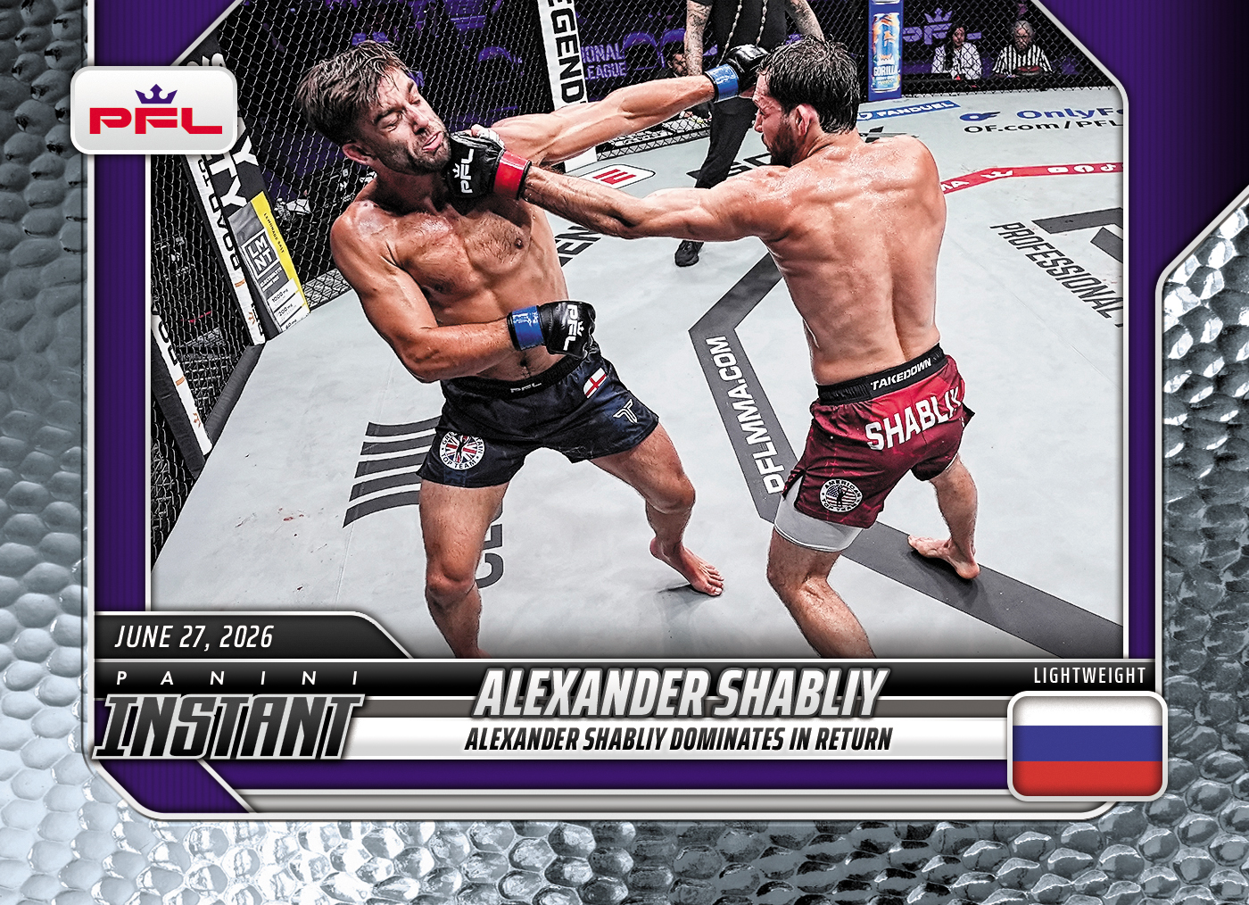 Alexander Shabliy - 2026 Panini Instant PFL #21 - Metallic /5