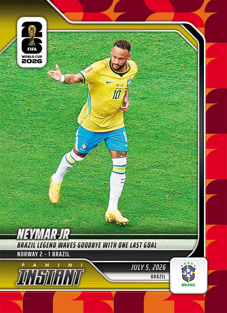 Neymar Jr. - 2026 Panini Instant FIFA World Cup 2026™ #208 - Red /5
