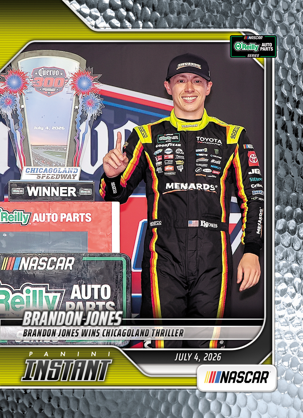 Brandon Jones - 2026 Panini Instant NASCAR #60 - Metallic /5