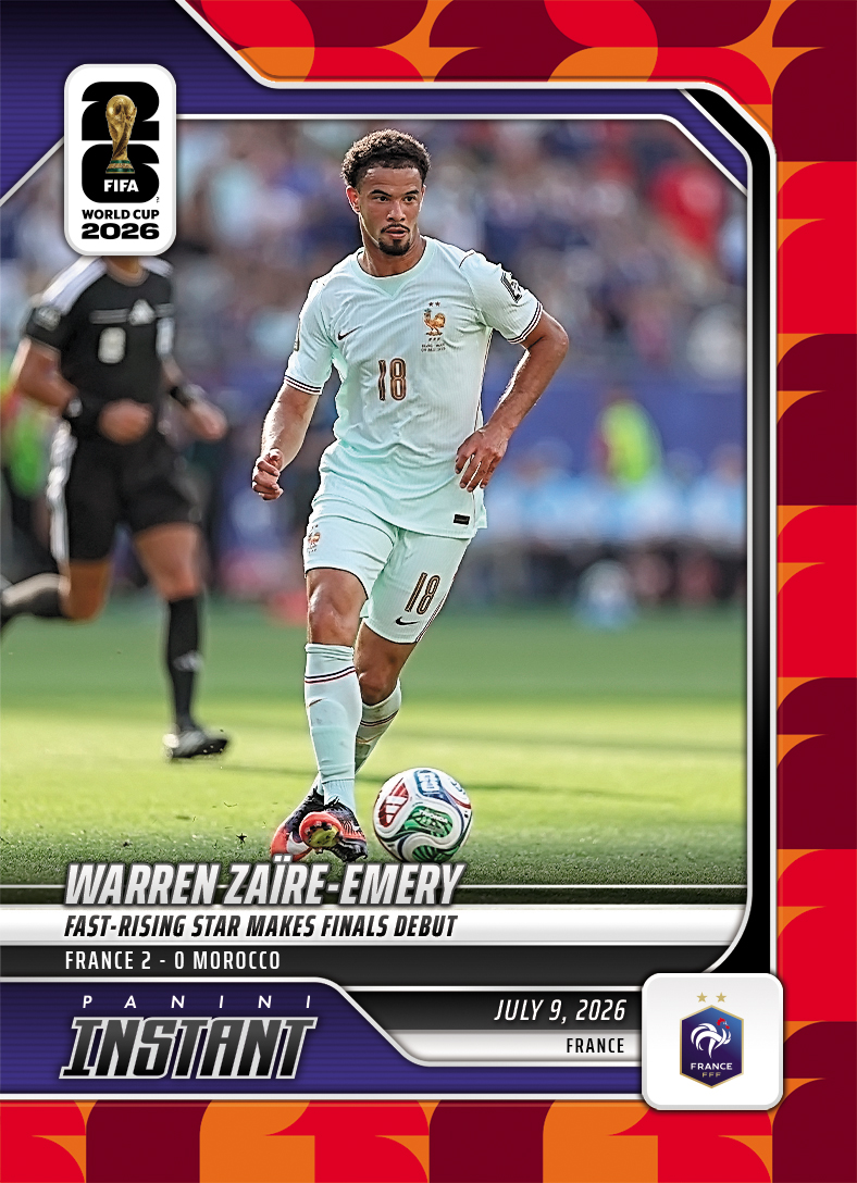 Warren Zaire-Emery - 2026 Panini Instant FIFA World Cup 2026™ #220 - Red /5