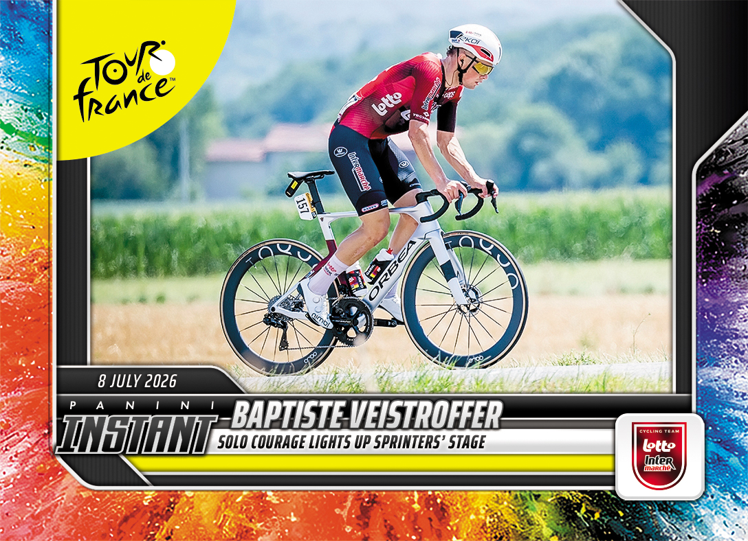 Baptiste Veistroffer - 2026 Panini Instant Tour de France #16 - Color Blast /5