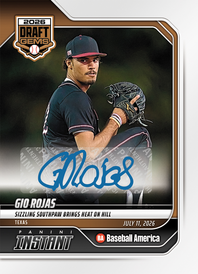 Gio Rojas - 2026 Panini Instant Baseball #3 - Base /99 Auto