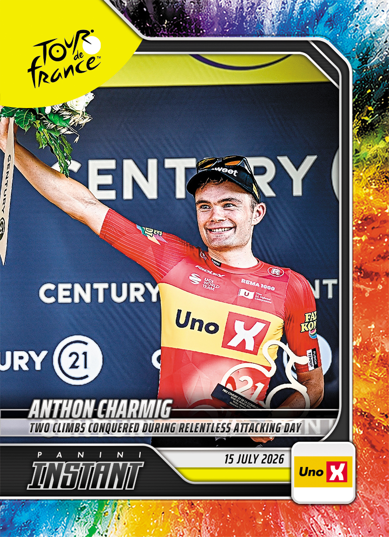 Anthon Charmig - 2026 Panini Instant Tour de France #36 - Color Blast /5