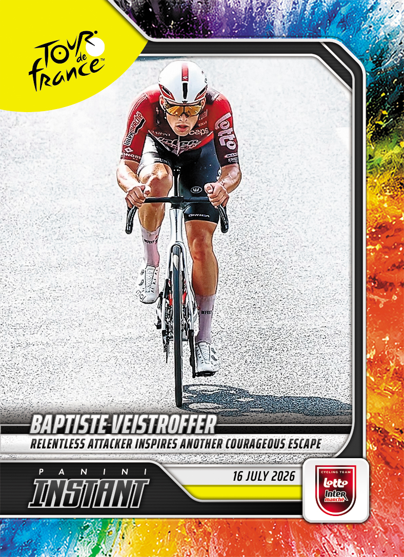 Baptiste Veistroffer - 2026 Panini Instant Tour de France #39 - Color Blast /5