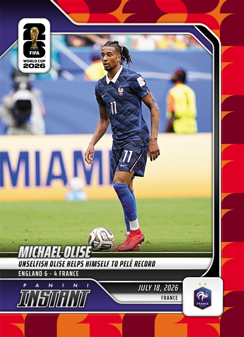 Michael Olise - 2026 Panini Instant FIFA World Cup 2026™ #242 - Red /5
