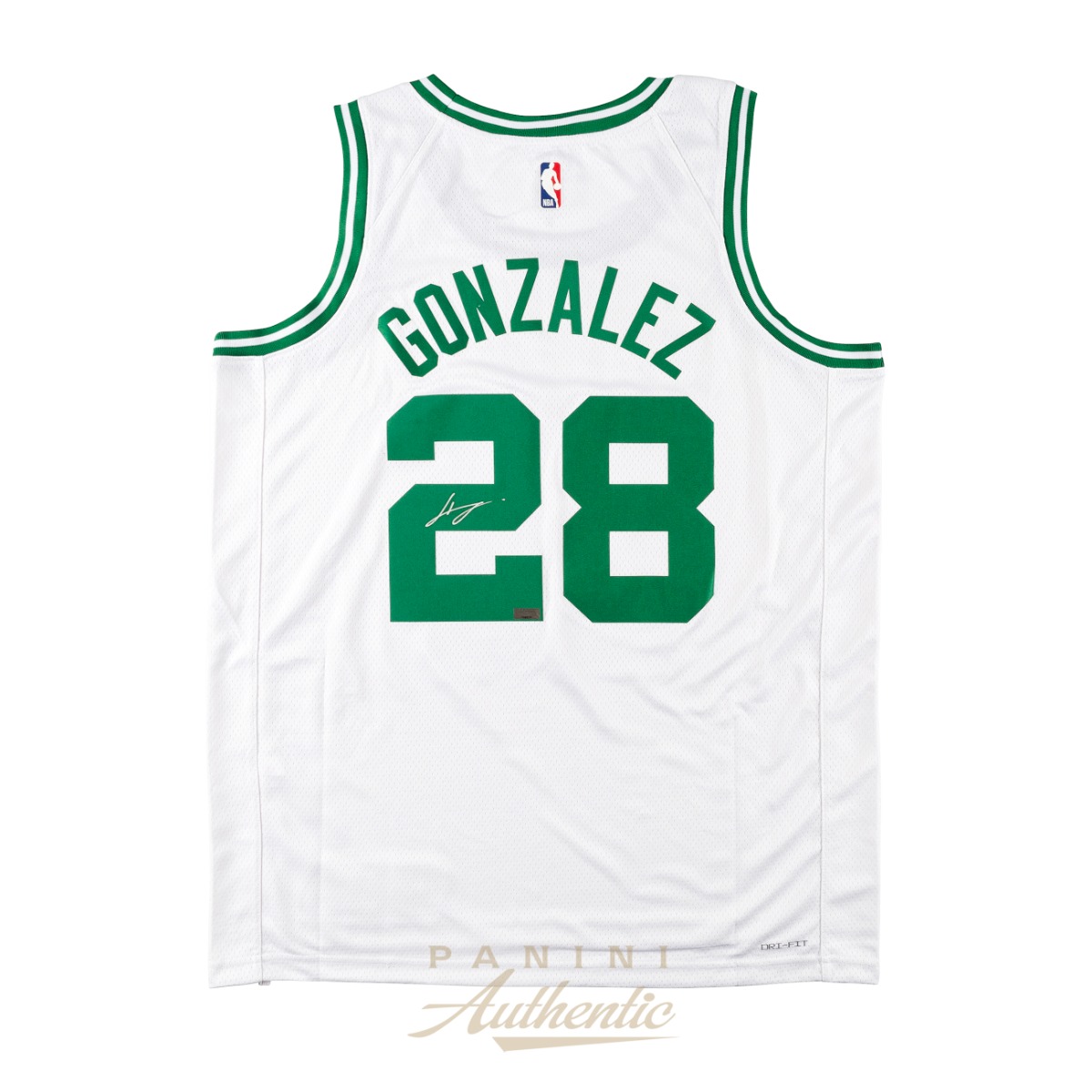 Hugo Gonzales Autographed Boston Celtics White Nike Swingman Jersey ~Open Edition Item~