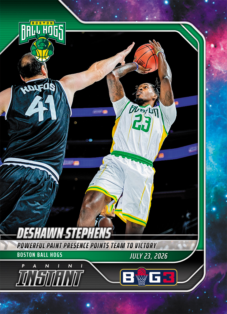 Deshawn Stephens - 2026 Panini Instant Big3 #25 - Galaxy 1/1