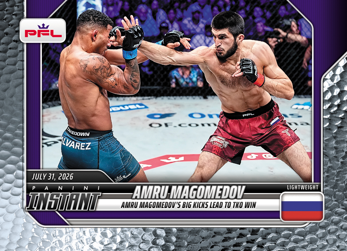 Amru Magomedov - 2026 Panini Instant PFL #30 - Metallic /5