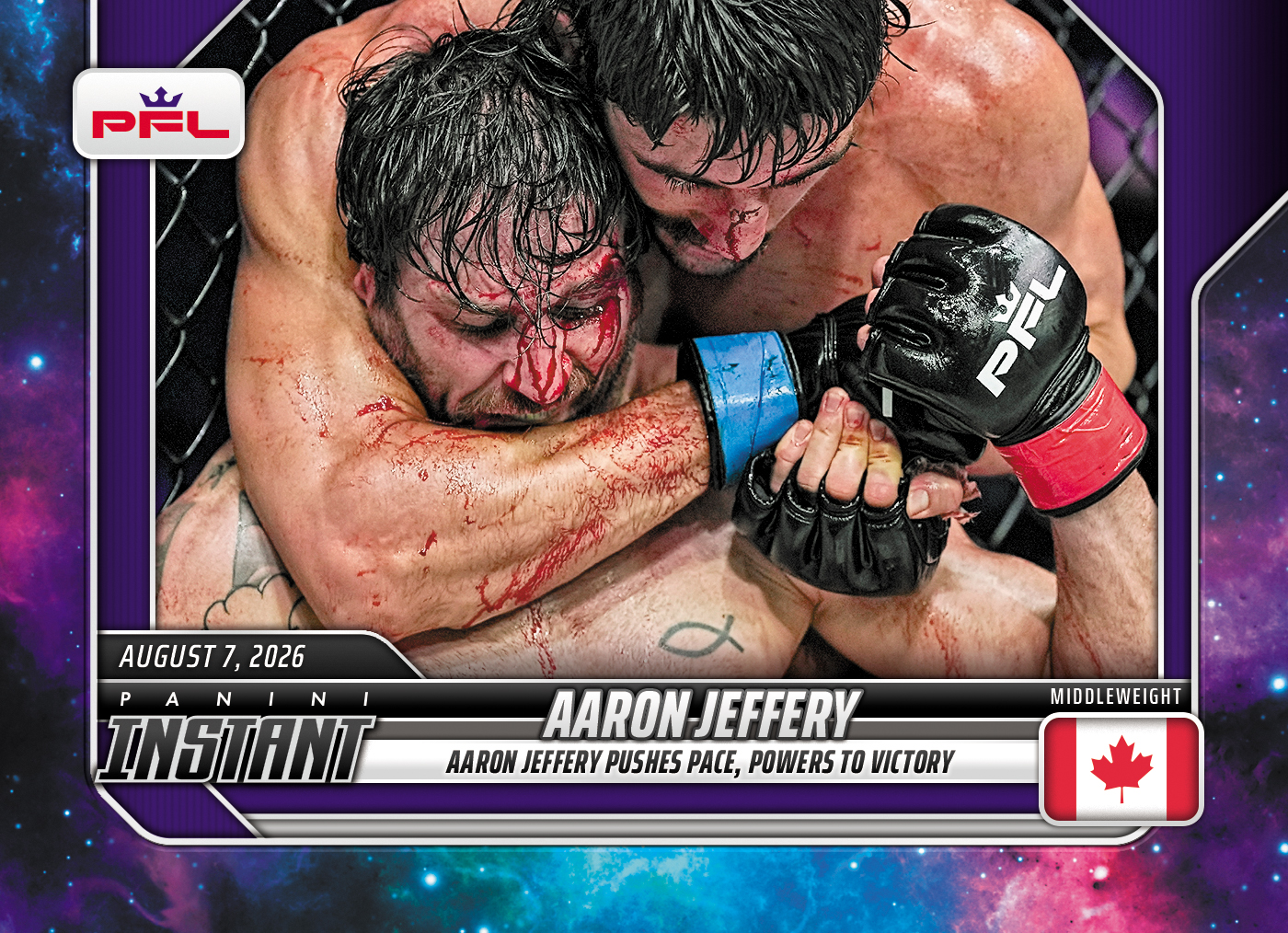 Aaron Jeffery - 2026 Panini Instant PFL #33 - Galaxy 1/1