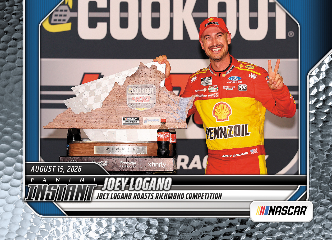 Joey Logano - 2026 Panini Instant NASCAR #73 - Metallic /5