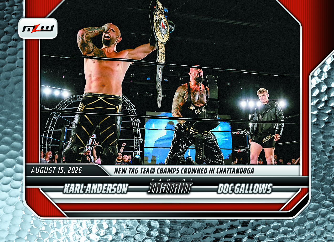 Karl Anderson/Doc Gallows - 2026 Panini Instant MLW #10 - Metallic /5