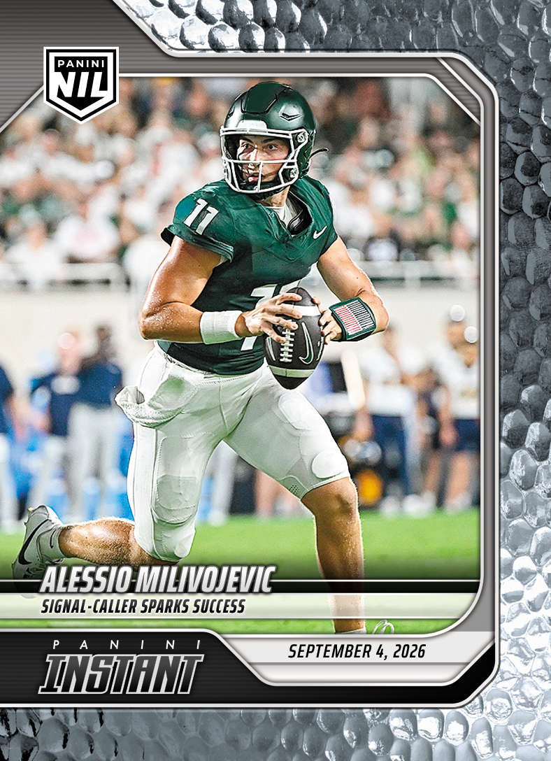 Alessio Milivojevic - 2026 Panini Instant NIL College Football #1-AMI - Metallic /5