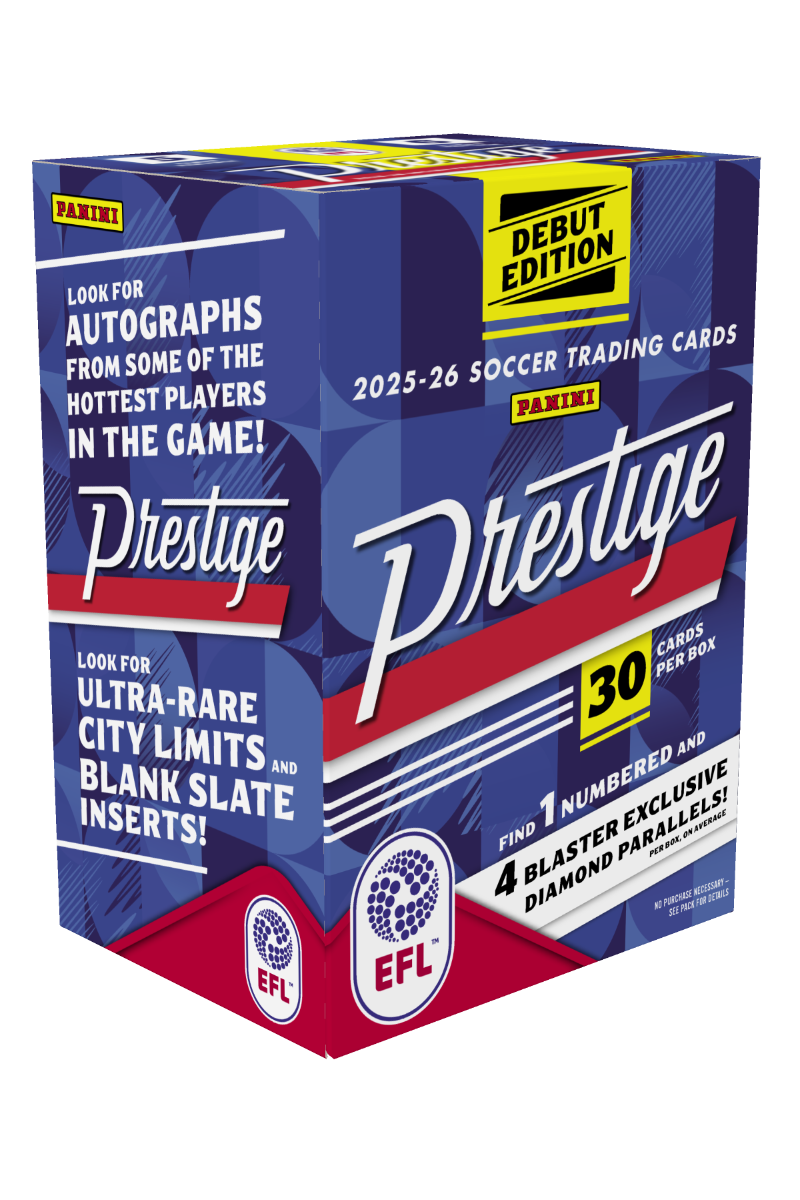 2025-26 Panini Prestige EFL Trading Card Box (Blaster)