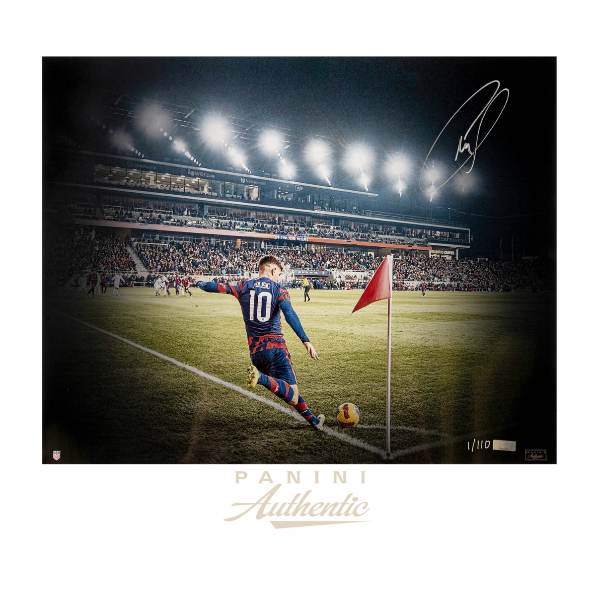 Christian Pulisic Autographed 16x20 "Set Piece Specialist" Photograph ~Limited Edition to 110~