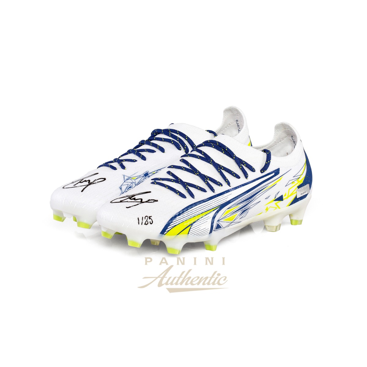 Christian Pulisic Autographed White PUMA Ultra Ultimate CP10 Cleats ~Limited Edition to 25~