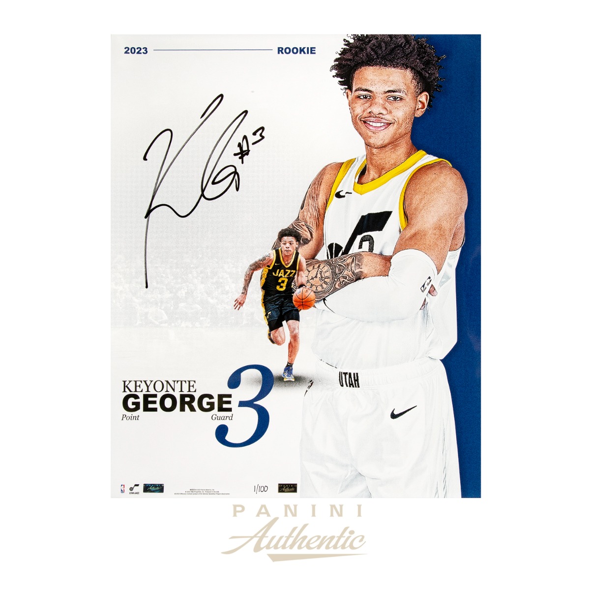Keyonte George Autographed 16x20 "Incoming Class" Photograph ~Limited Edition to 100~