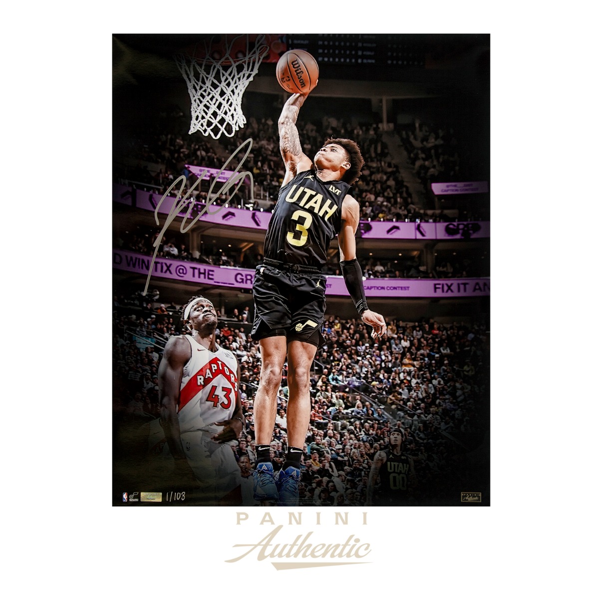 Keyonte George Autographed 16x20 "Through the Lane" Photograph ~Limited Edition to 103~