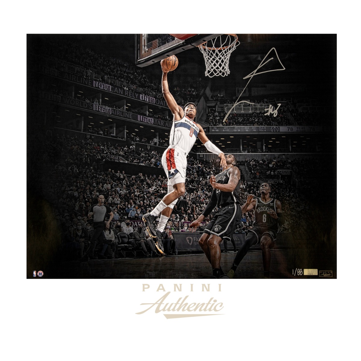 Rui Hachimura Autographed 16x20 "Soar" Photograph ~Limited Edition to 88~