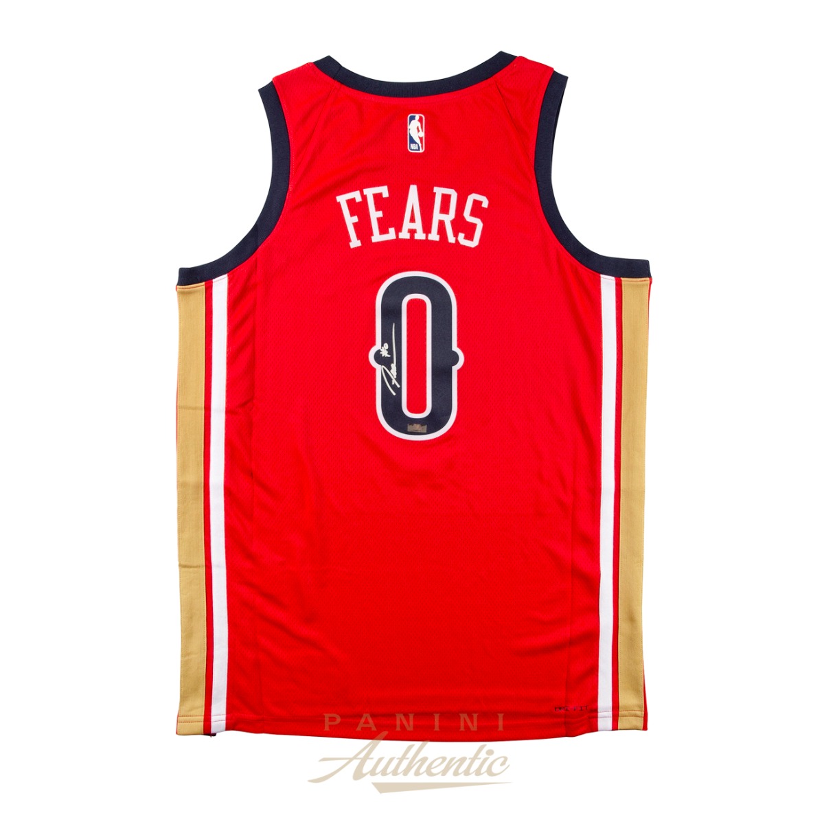 Jeremiah Fears Autographed New Orleans Pelicans Red Nike Swingman Jersey ~Open Edition Item~