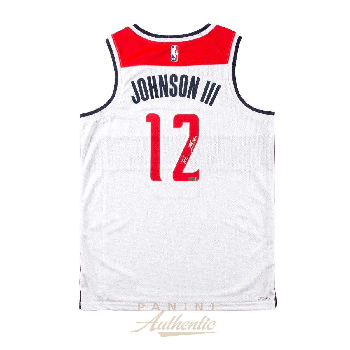 Tre Johnson III Autographed Washington Wizards White Nike Swingman Jersey ~Open Edition Item~