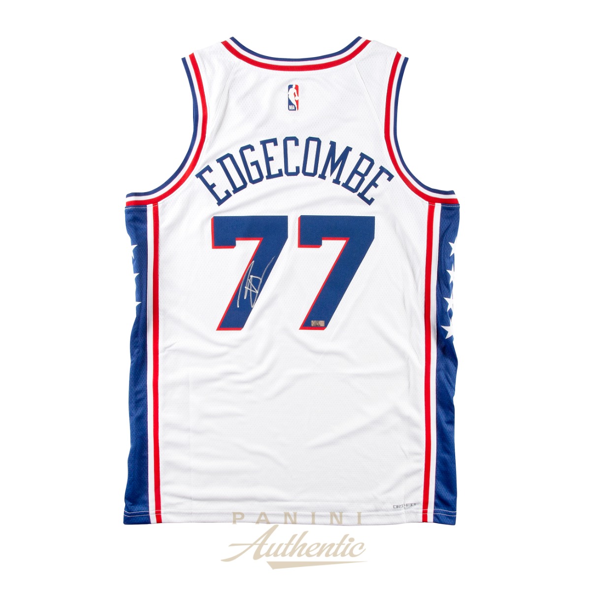 VJ Edgecombe Autographed Philadelphia 76ers White Nike Swingman Jersey ~Open Edition Item~