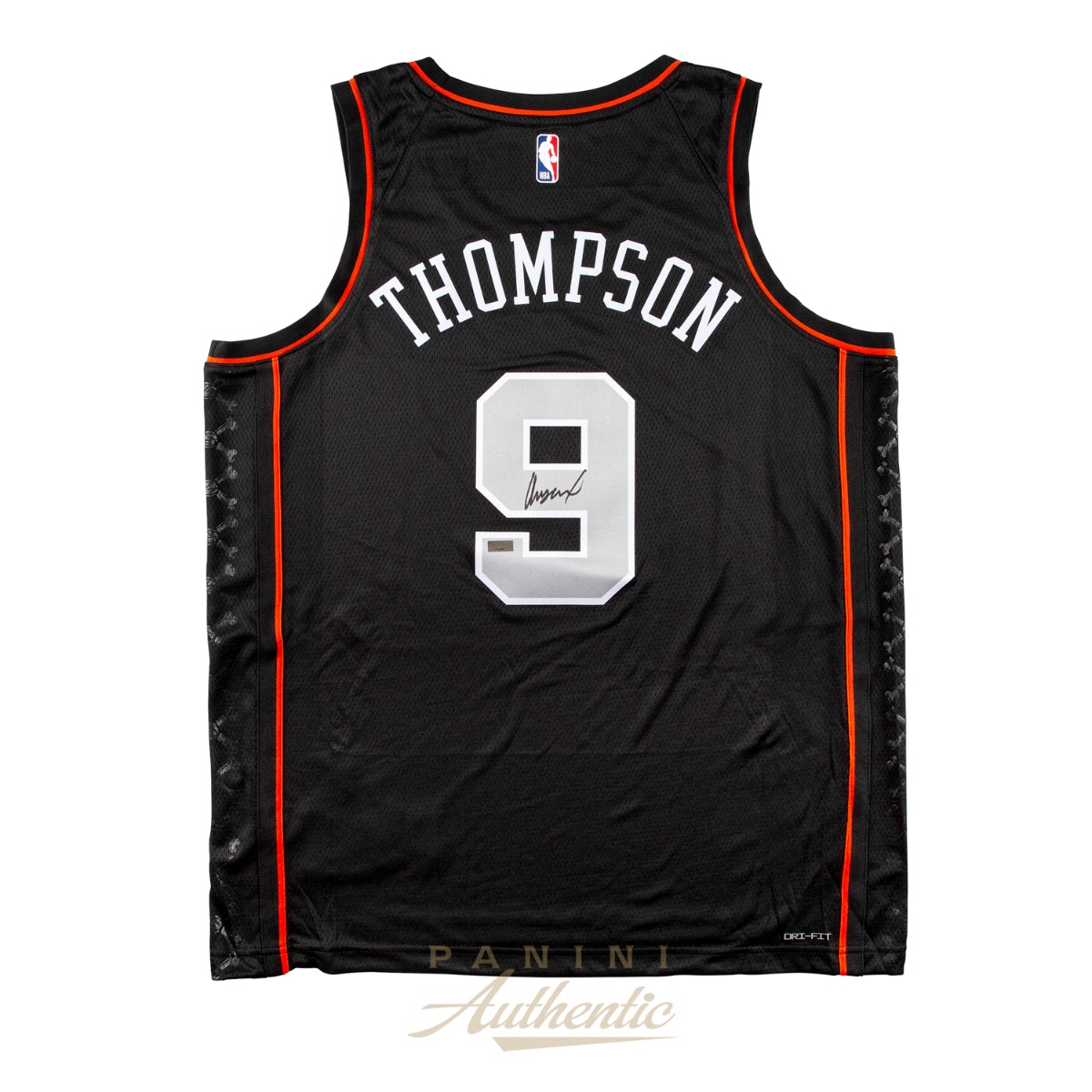 Ausar Thompson Autographed Black Detroit Pistons City Edition Swingman Jersey ~Open Edition Item~