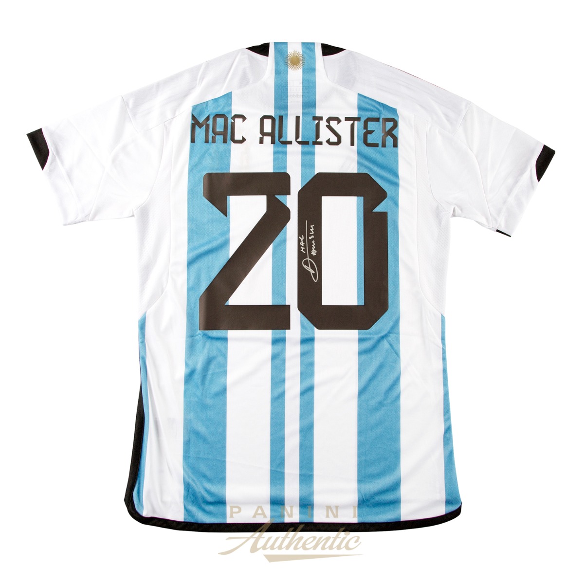 Alexis Mac Allister Autographed 2022-23 Argentina National Team Home Replica Jersey ~Open Edition Item~