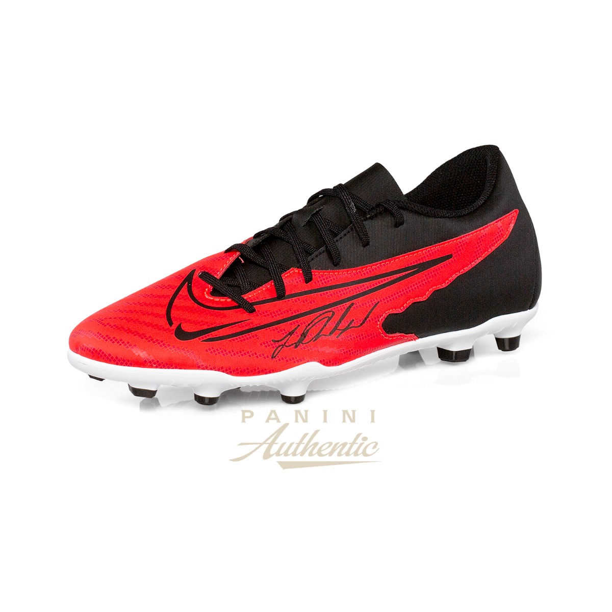 Marcus Rashford Autographed Red Nike Vapor Cleat ~Open Edition Item~