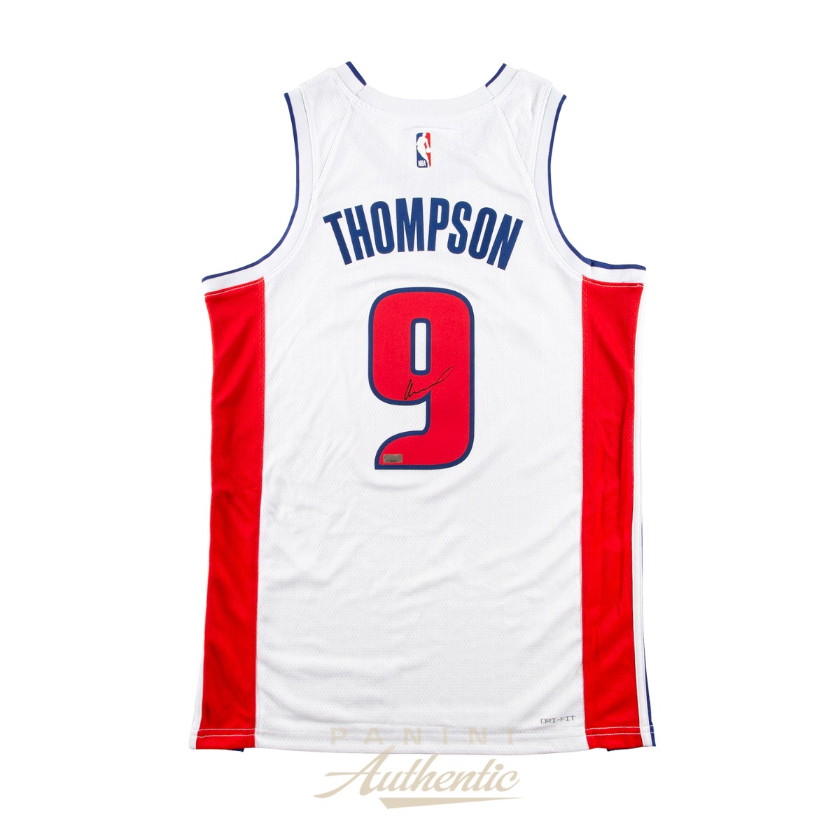 Ausar Thompson Autographed White Detroit Pistons Swingman Jersey ~Open Edition Item~