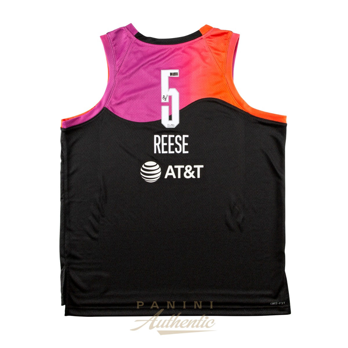 Angel Reese Autographed Jordan Brand 2024 WNBA All-Star Game Black Victory Jersey ~Limited Edition to 50~