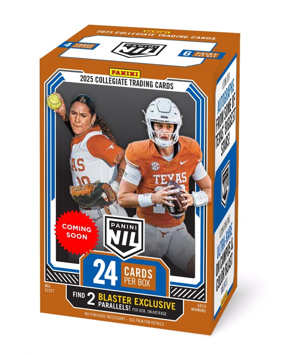 2025 Panini University of Texas NIL Trading Card Box (Blaster)